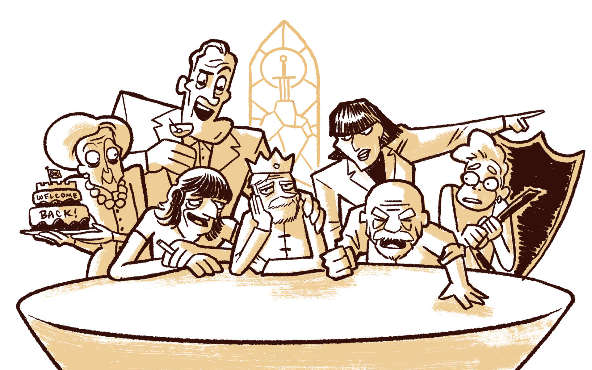 The Round Table (Adult Swim TV pitch)